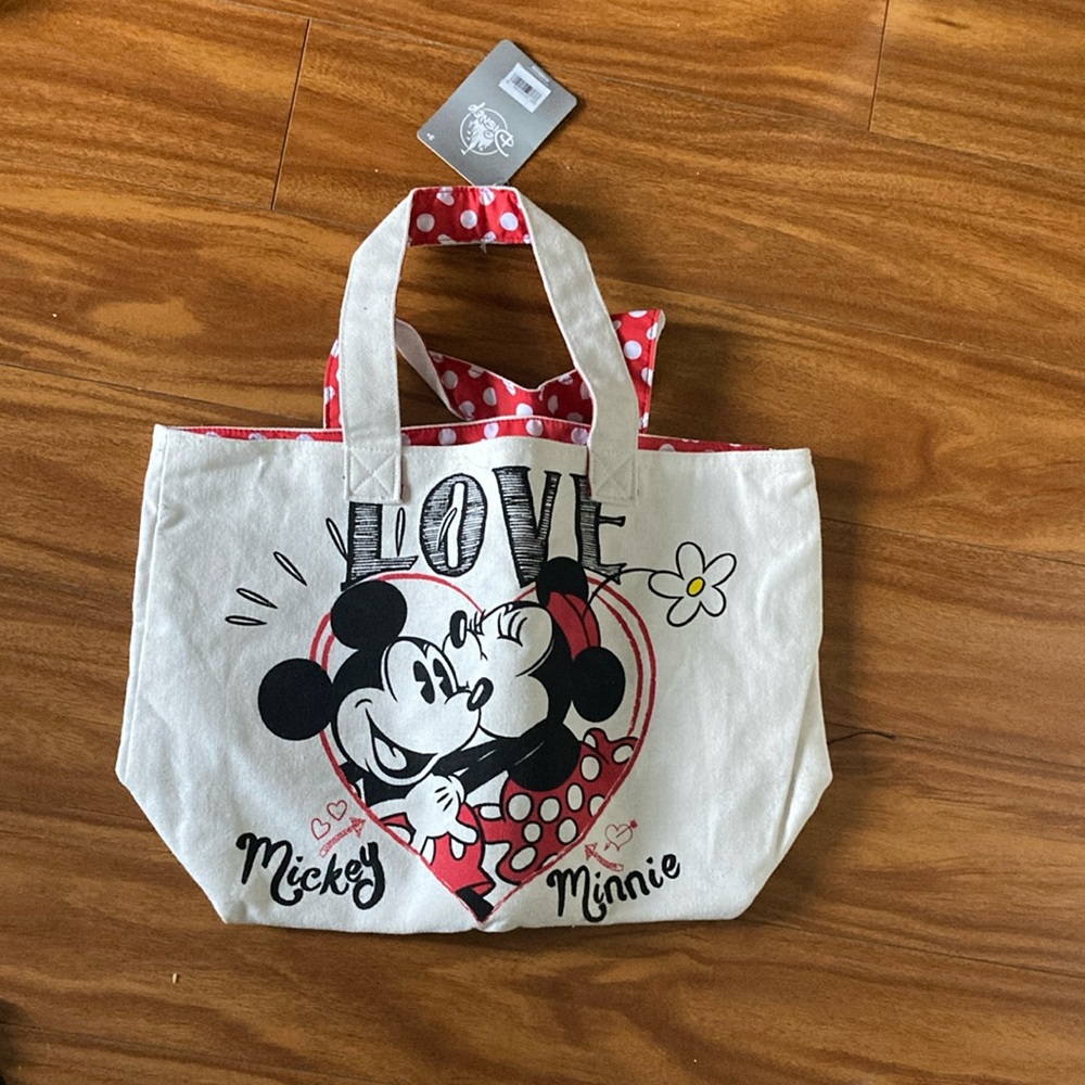 Mickey and Minnie Love Tote Bag